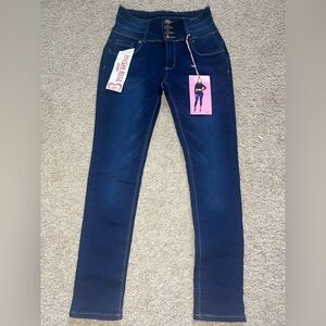 BAMBOO High-Rise Dark Blue Jeans